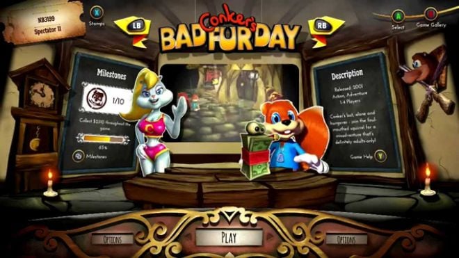 5 jogos tão nojentos quanto inusitados Conkers bad fur day