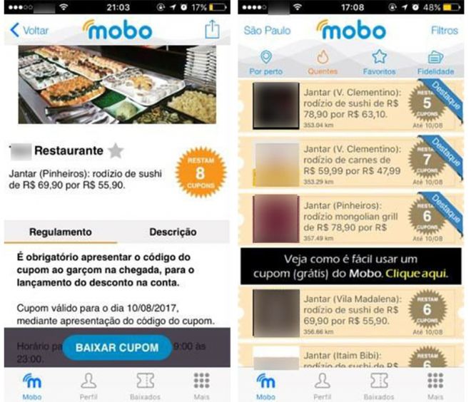 Apps que ajudam economizar na hora de comprar comida mobo