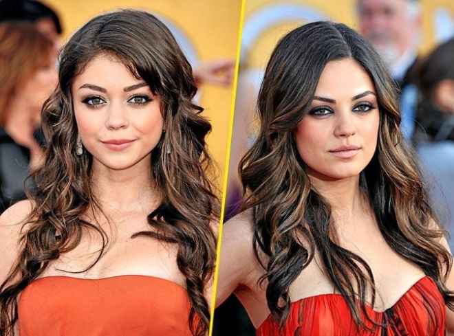 Famosos que não são gêmeos, mas parecem Mila Kunis e Sarah Hyland