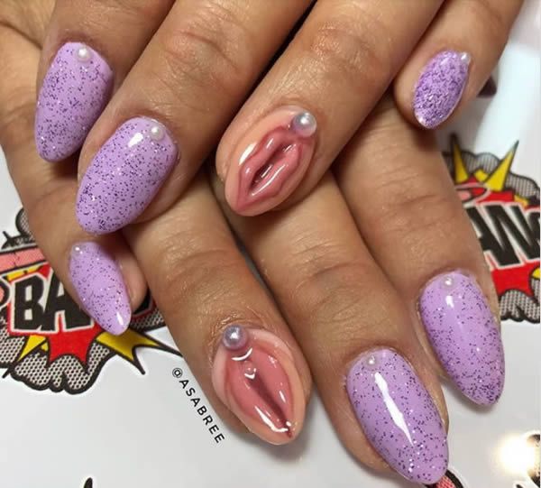 Coisas que tiveram inspiração na vagina unhas