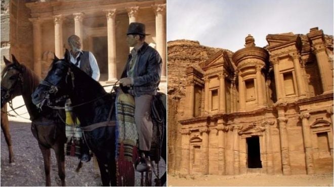 Lugares turísticos onde filmes famosos foram filmados Petra