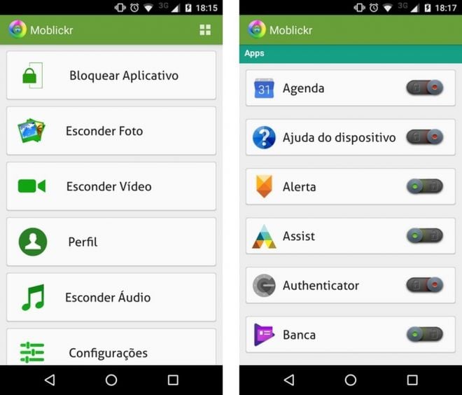 Aplicativos para bloquear apps com senha