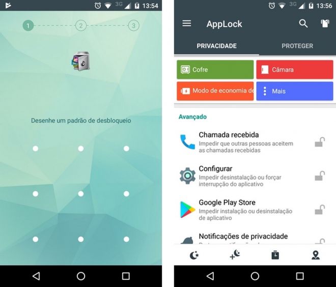 Aplicativos para bloquear apps com senha