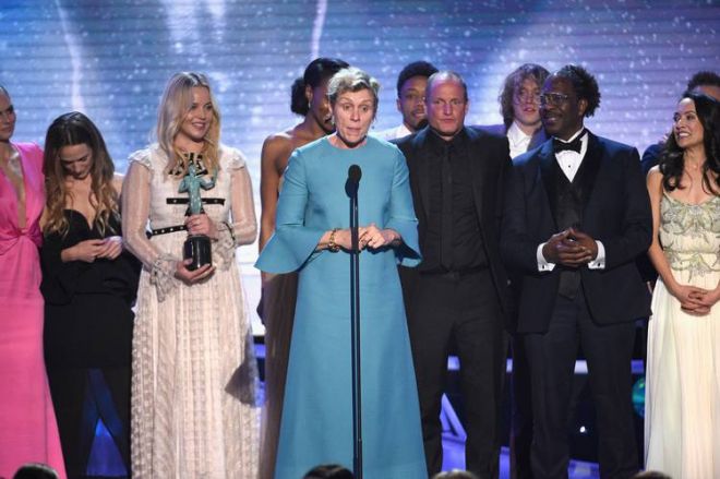 SAG Awards vencedores três anúncios para um crime