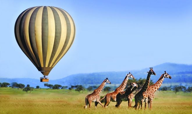 Passeios de balão mais interessantes do mundo