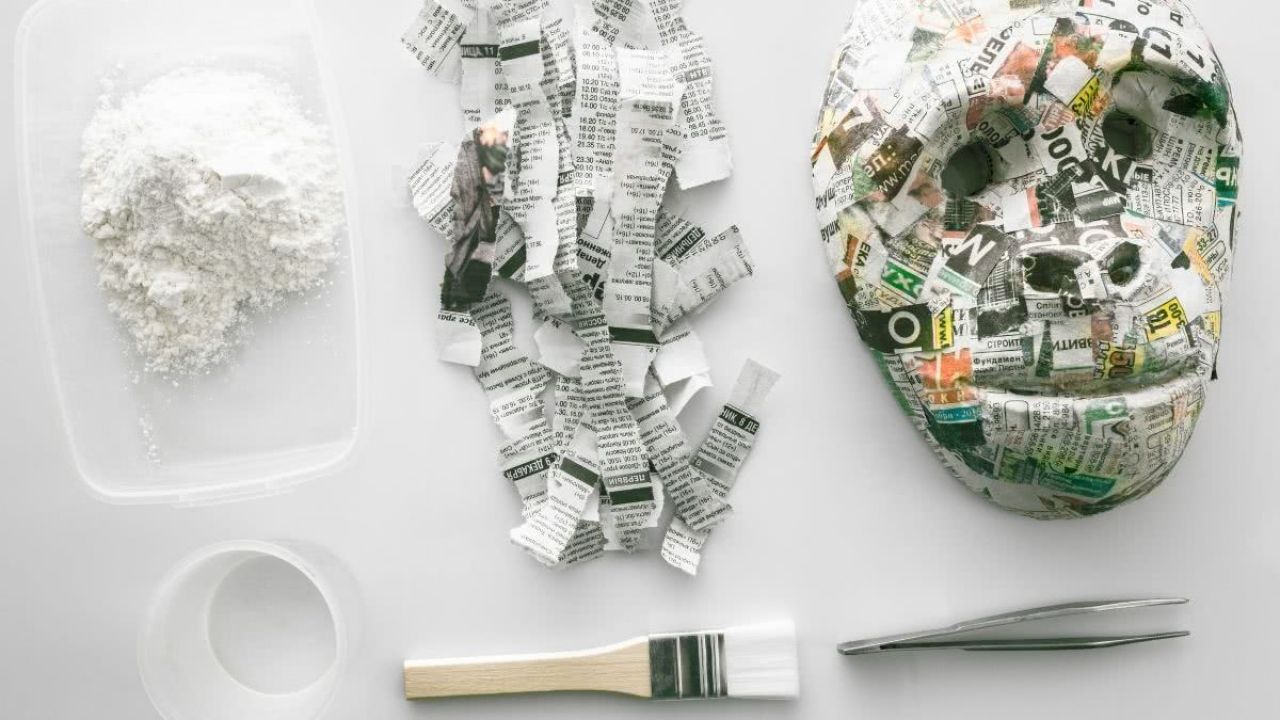 Como fazer papel machê em casa de uma forma rápida e simples
