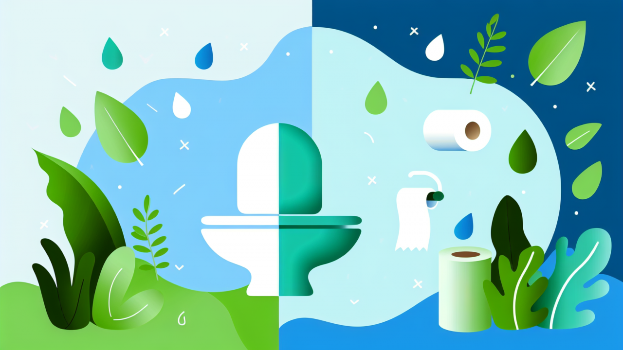 Ducha higiênica ou papel? Descubra qual método é mais adequado para sua saúde e bem-estar