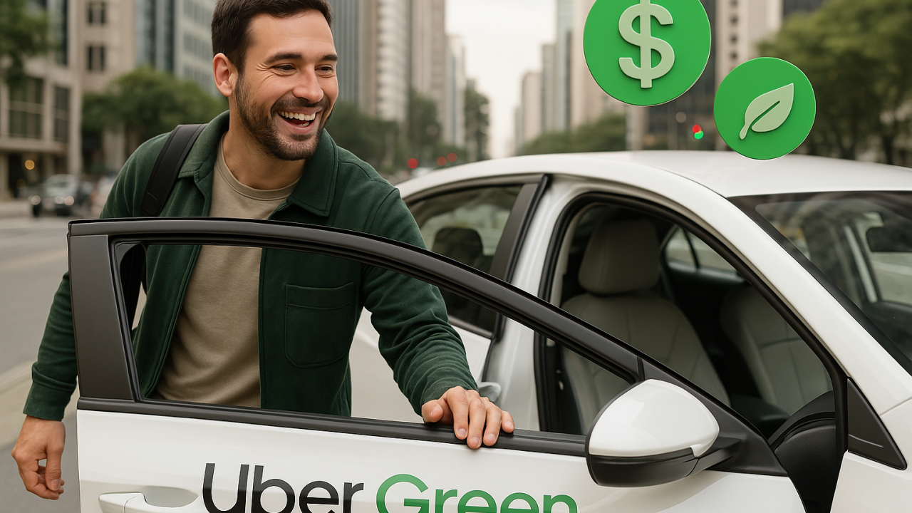 Uber Green: Como o novo serviço de carros elétricos promete brigar com a 99