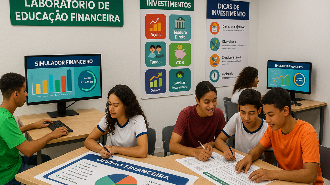 Educação Financeira: Novo currículo obrigatório está transformando o futuro econômico dos jovens