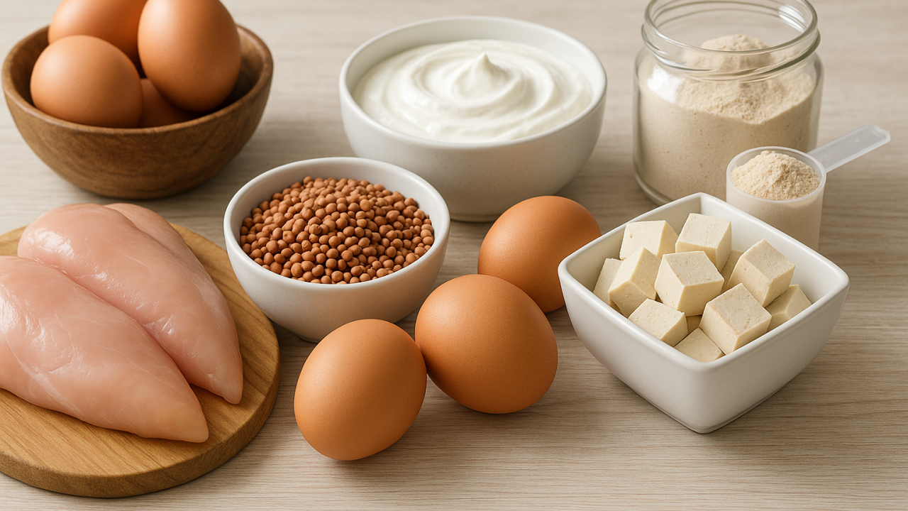 Proteína para ganho muscular: Descubra a quantidade ideal e as melhores fontes