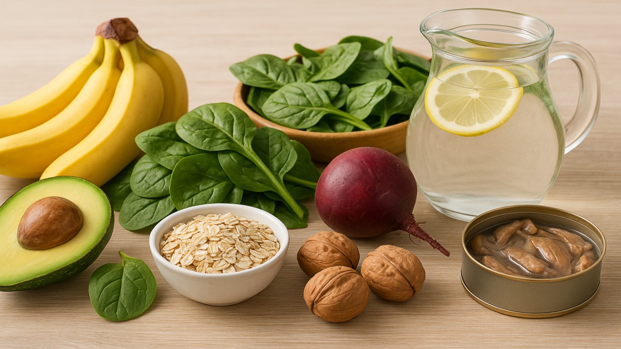 5 Alimentos poderosos que combatem a hipertensão arterial e protegem seu coração