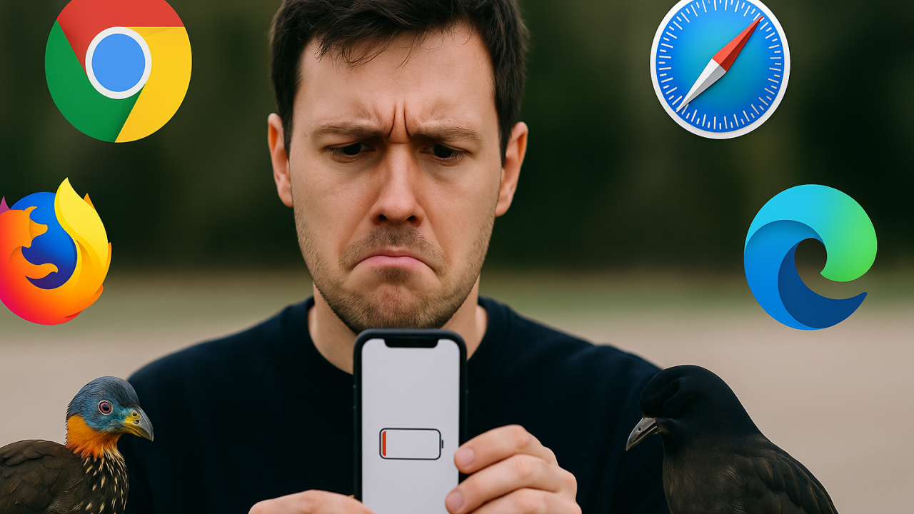 Como economizar bateria do iPhone em 2025: Navegadores que podem estar drenando sua energia