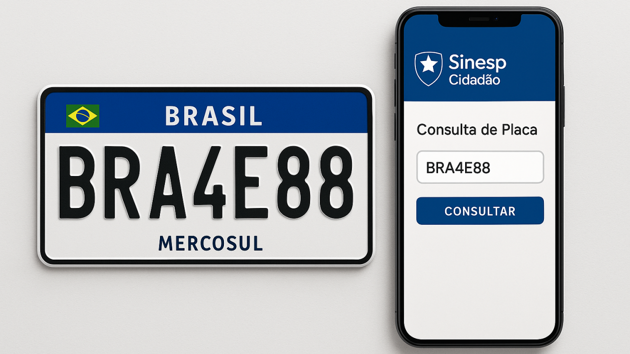 Como descobrir a cidade de um veículo pela placa Mercosul