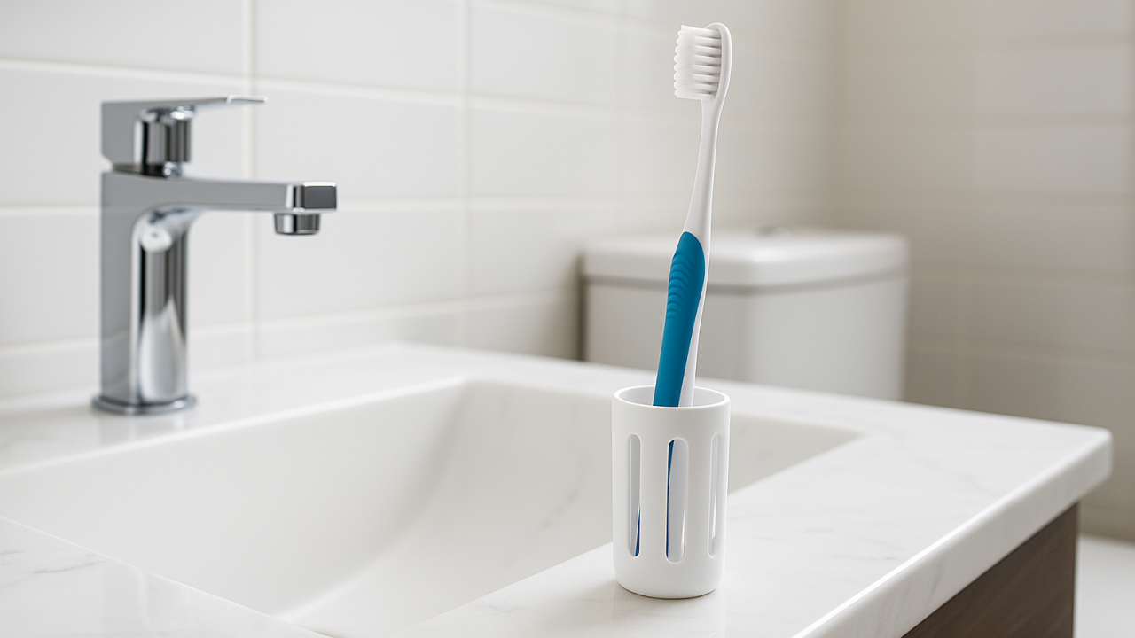 Veja como armazenar sua escova de dentes e proteger sua saúde contra bactérias