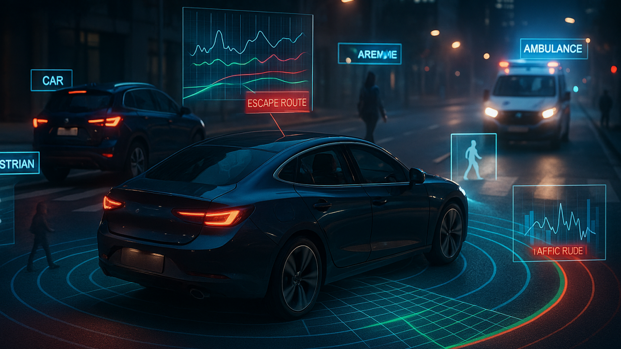 Inteligência artificial na direção: Como sistemas autônomos reagem a acidentes inevitáveis