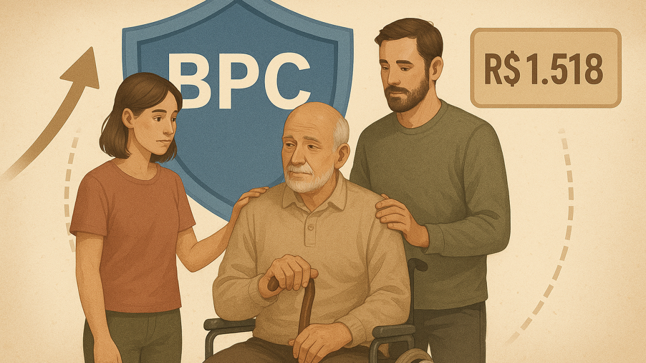 BPC: Como solicitar R$ 1.518 mensais sem ter contribuído ao INSS
