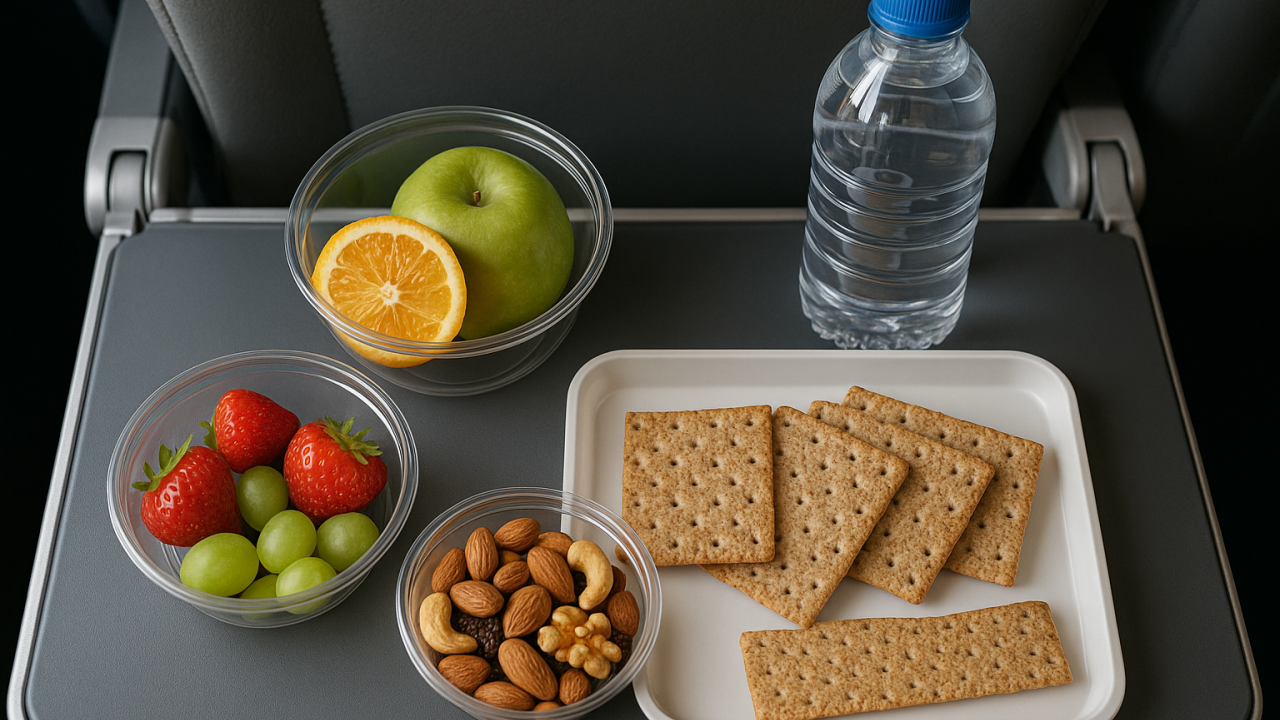 O que evitar comer antes de viajar de avião