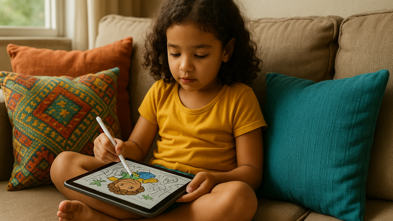 Apps que substituem o YouTube: Crianças criam arte sem distrações