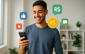 Como transformar minutos ociosos em renda real com apenas um celular
