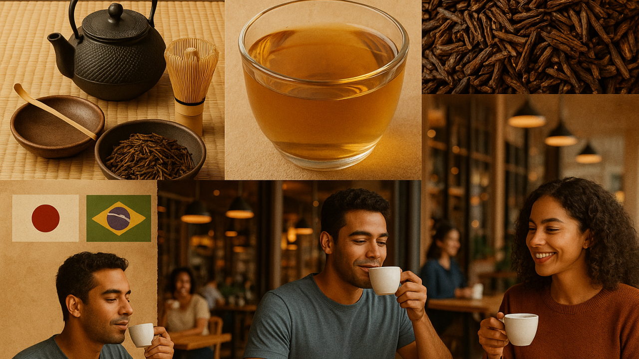 Chá Japonês Surpreende: Bebida torrada que conquista o Brasil
