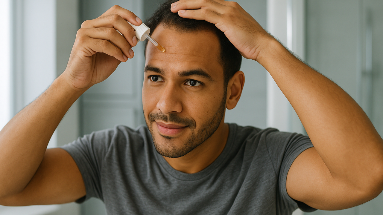 Calvície Masculina: Óleos que realmente funcionam no crescimento
