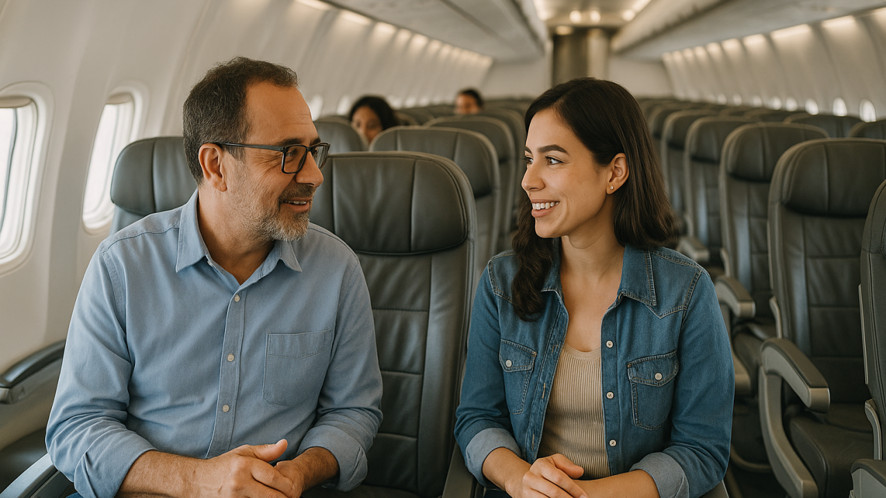 Como recusar troca de assento no avião sem criar conflitos