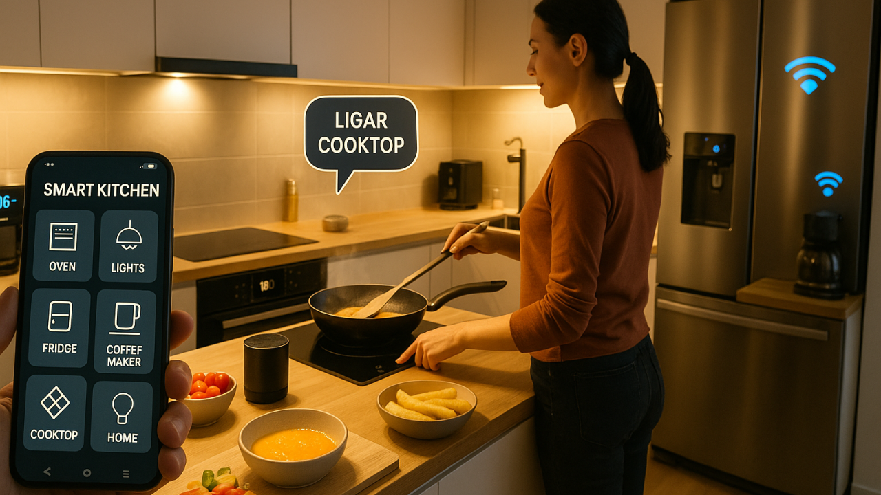 Como a cozinha inteligente revoluciona sua rotina culinária