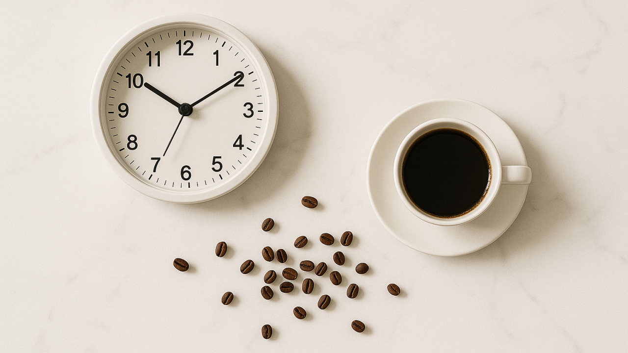 Por que você deve esperar 1 hora para tomar café ao acordar