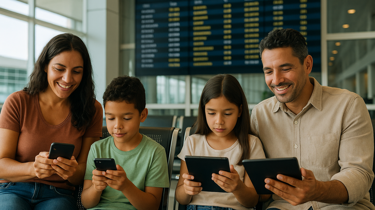 Como calcular preço real de passagens aéreas para família
