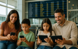 Como calcular preço real de passagens aéreas para família