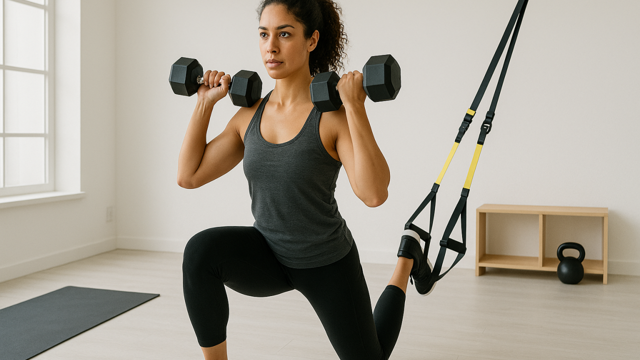 Treinamento multimodal casa: Combine resistência, funcional e mindfulness