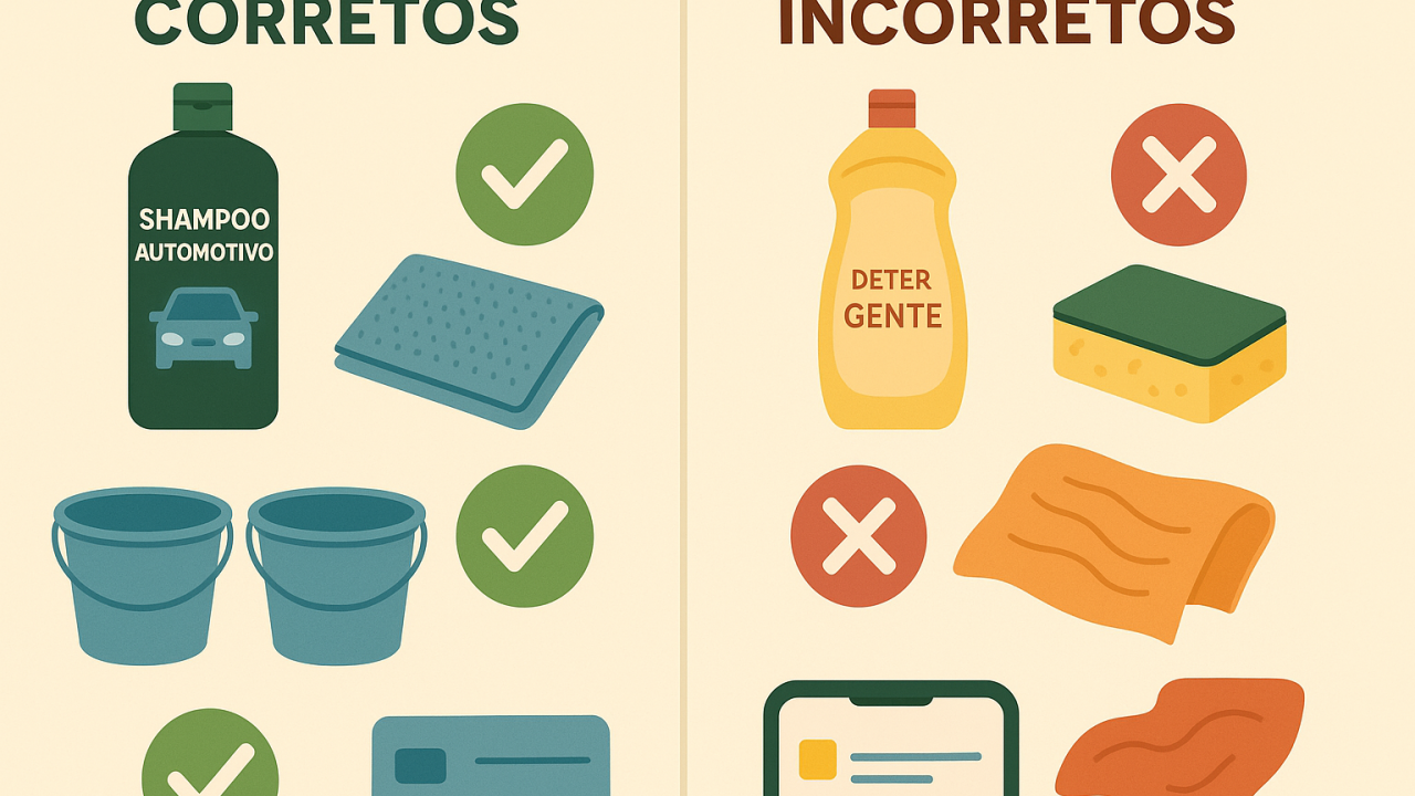 Como lavar carro em casa sem riscar a pintura: Erros fatais evitados