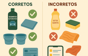 Como lavar carro em casa sem riscar a pintura: Erros fatais evitados