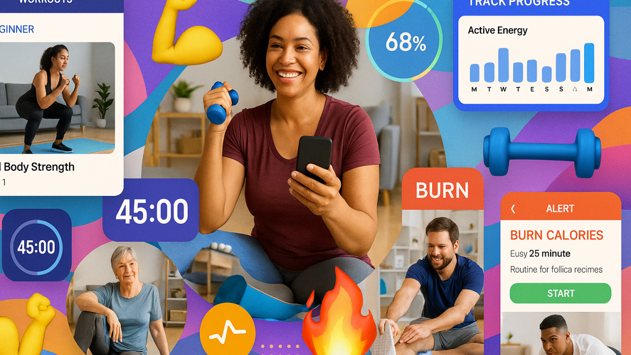 5 Apps gratuitos para treinar em casa com planos semanais