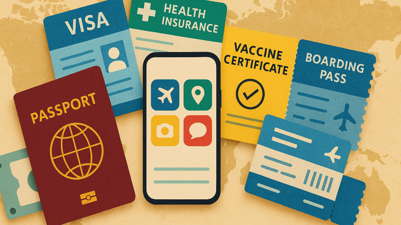 Checklist de viagem: documentos, seguros e apps úteis