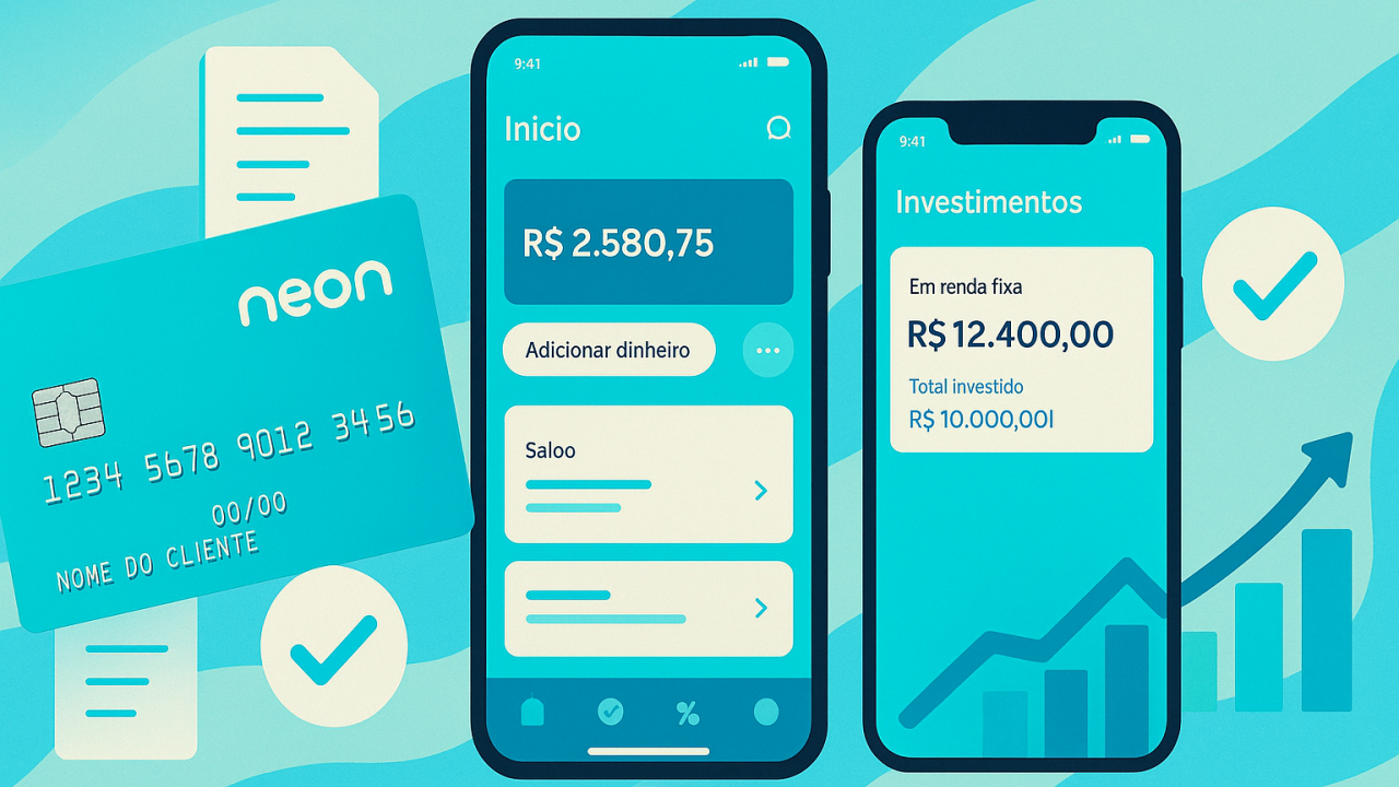 Como abrir conta e pedir o cartão de crédito Neon