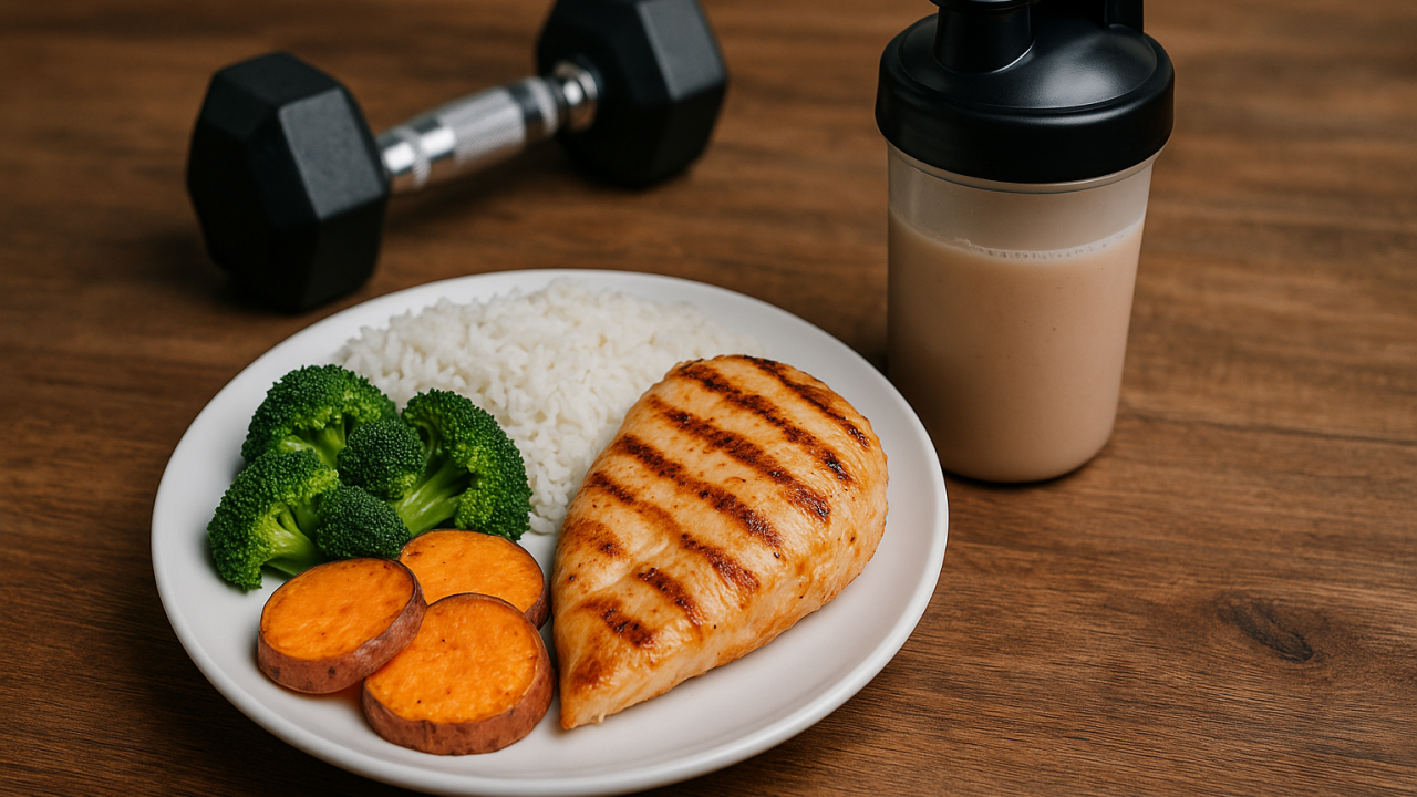 Guia de alimentação pós-treino para hipertrofia