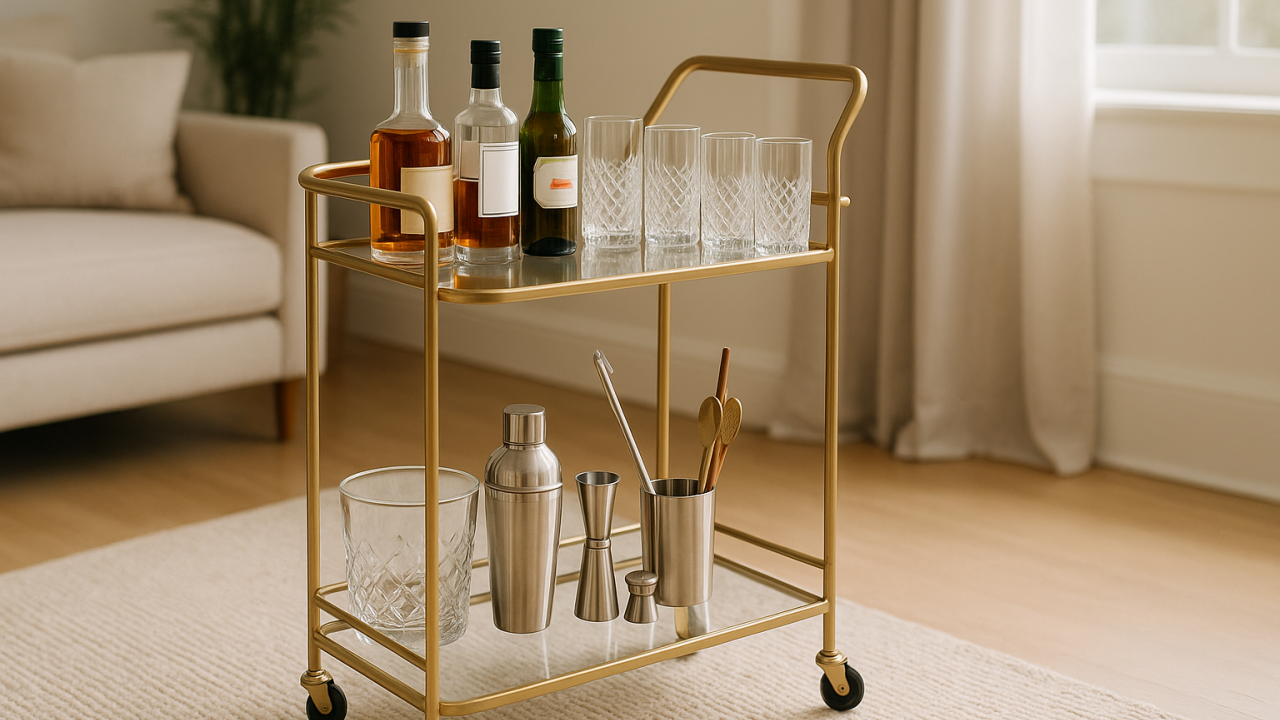 Como montar um “home-bar” básico para receber amigos sem gastar muito