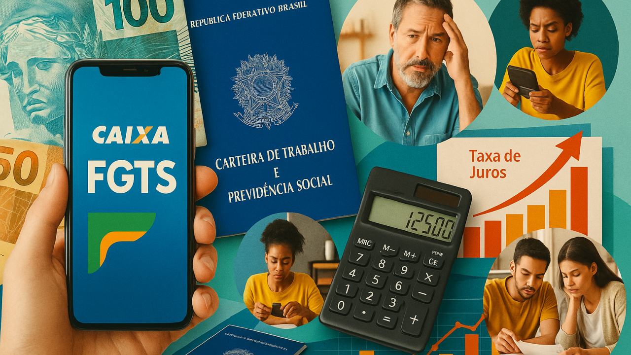 Antecipação do FGTS: vantagens e riscos antes de pedir.