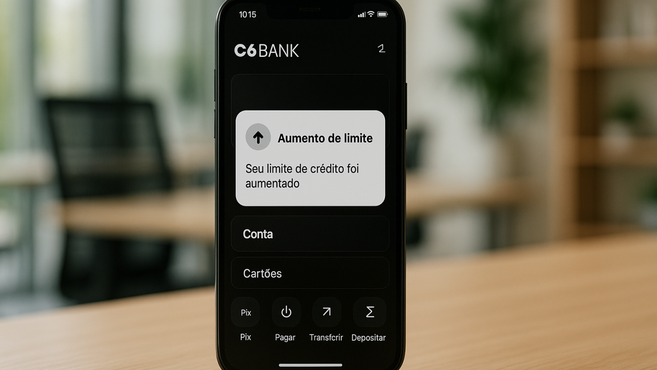 C6 Bank muda regras e surpreende clientes com novo limite automático — veja como liberar o seu