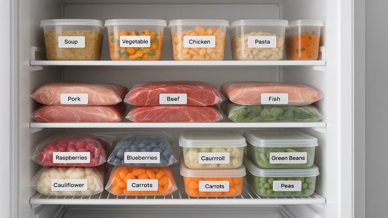 Congele sem erro: 20 alimentos e tempos ideais