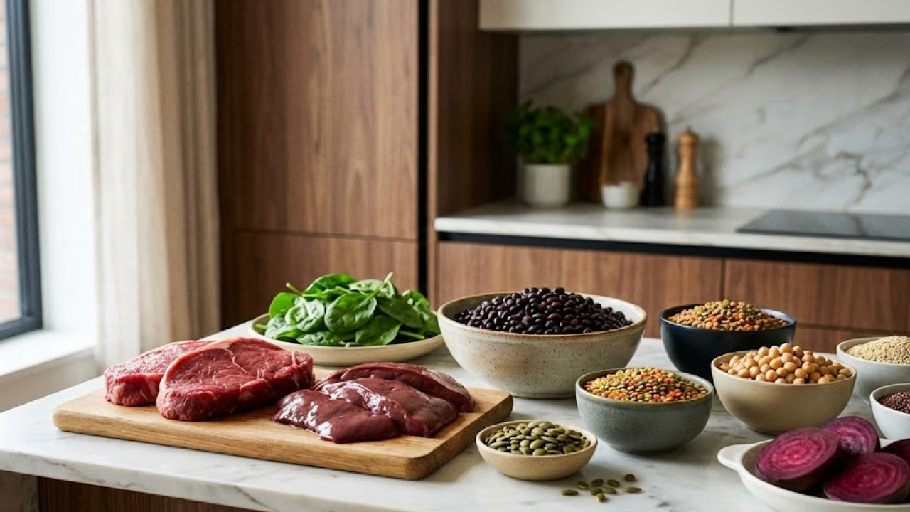 10 alimentos ricos em ferro para combater anemia naturalmente