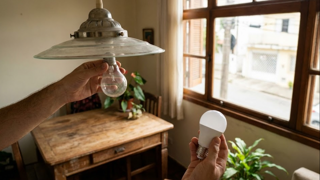 Conta de luz pesando? 7 mudanças simples que cortam até 30% do valor