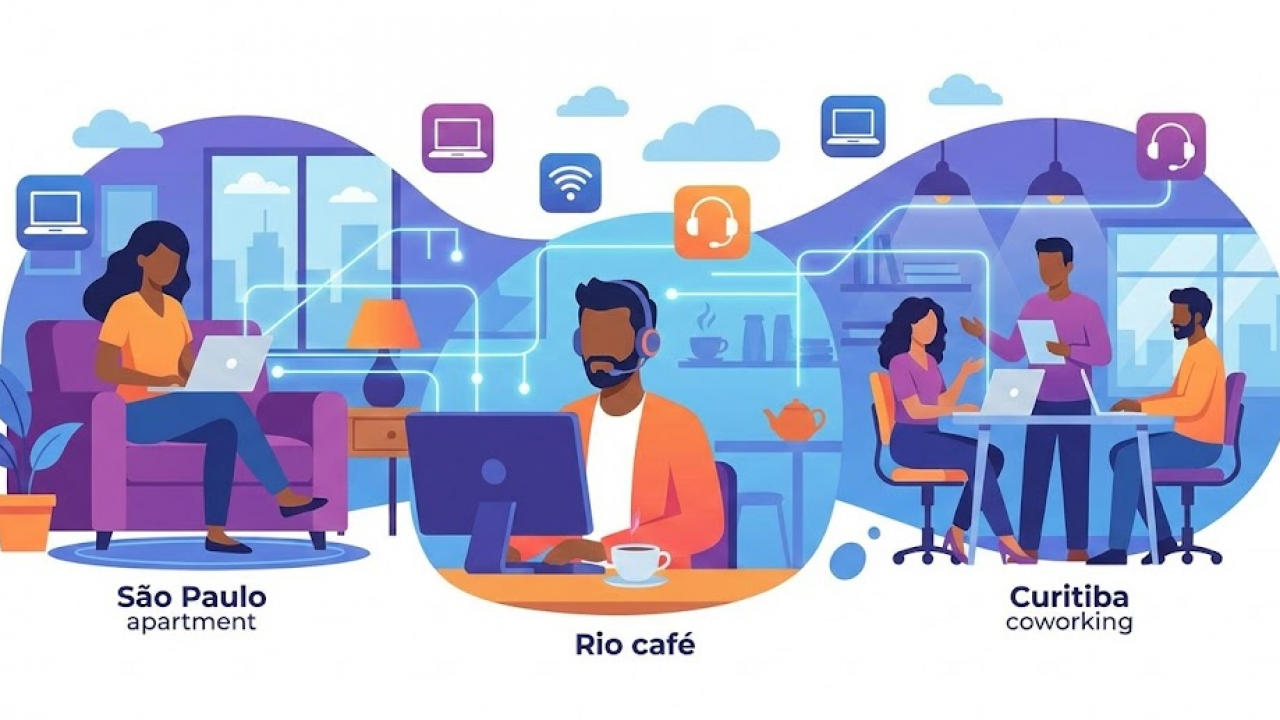 Trabalho remoto 2026: Áreas que mais contratam sem experiência no Brasil