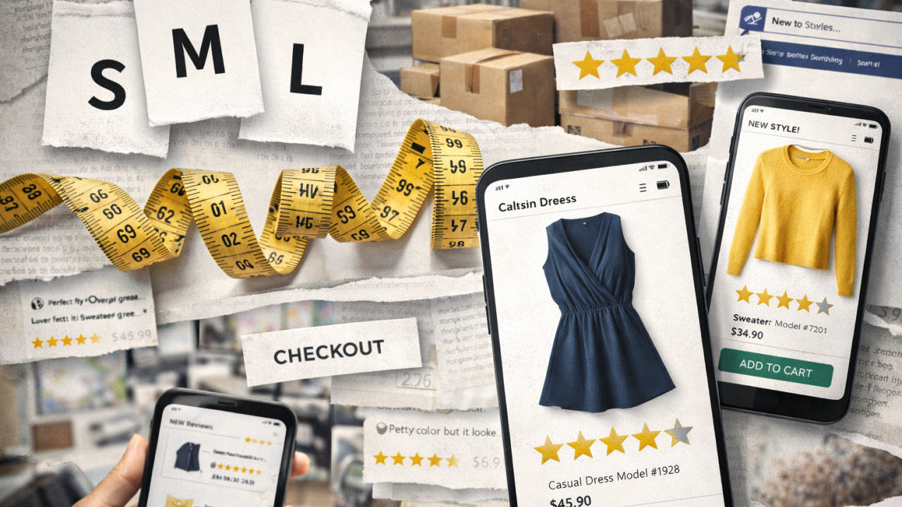 Como comprar roupa online sem errar no tamanho