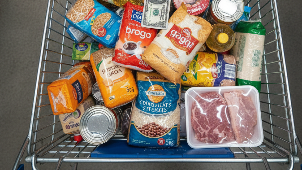 Como a cotação do dólar influencia os preços dos produtos no supermercado