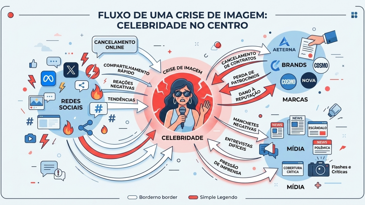 Crise de imagem de celebridades: o que é e como as marcas reagem