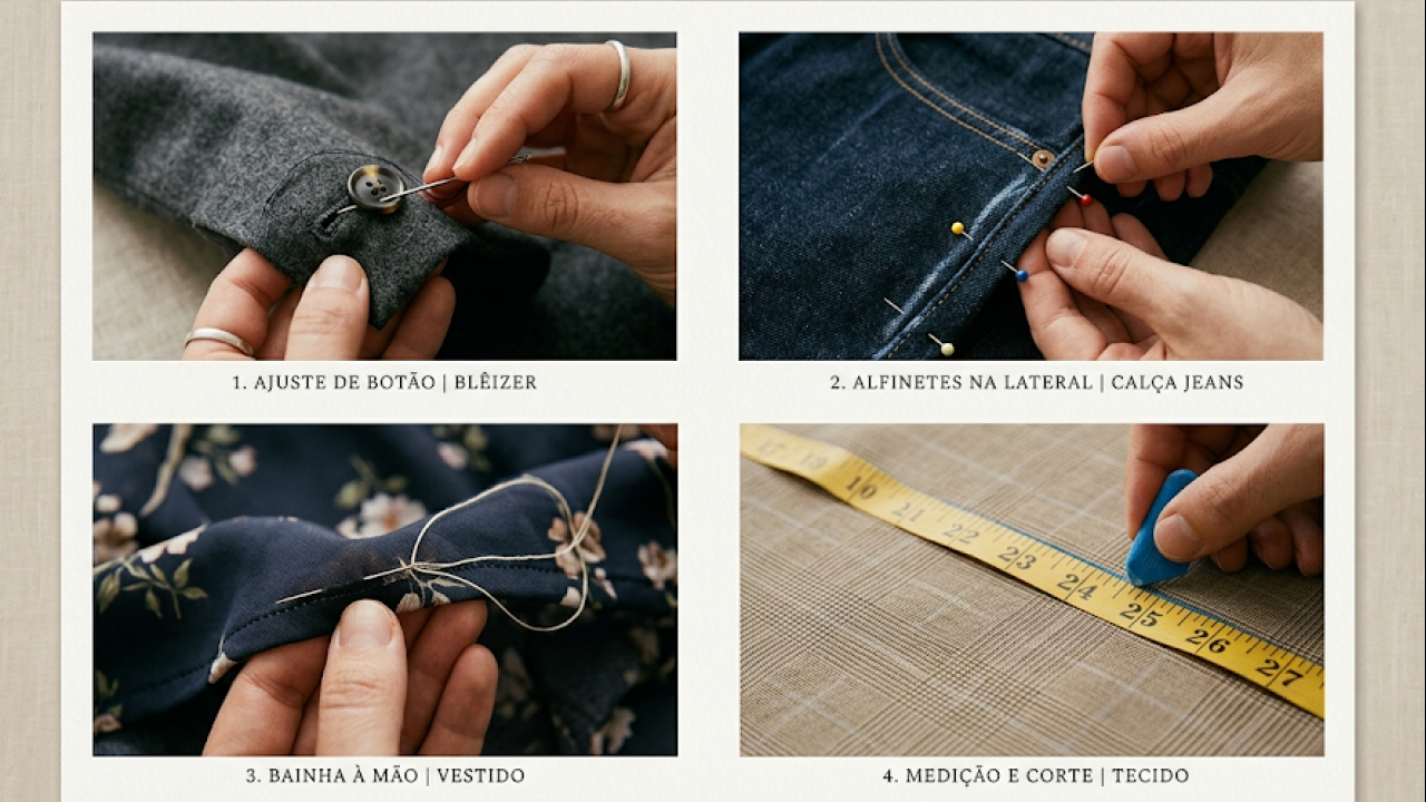 Como acertar o caimento das roupas com ajustes simples