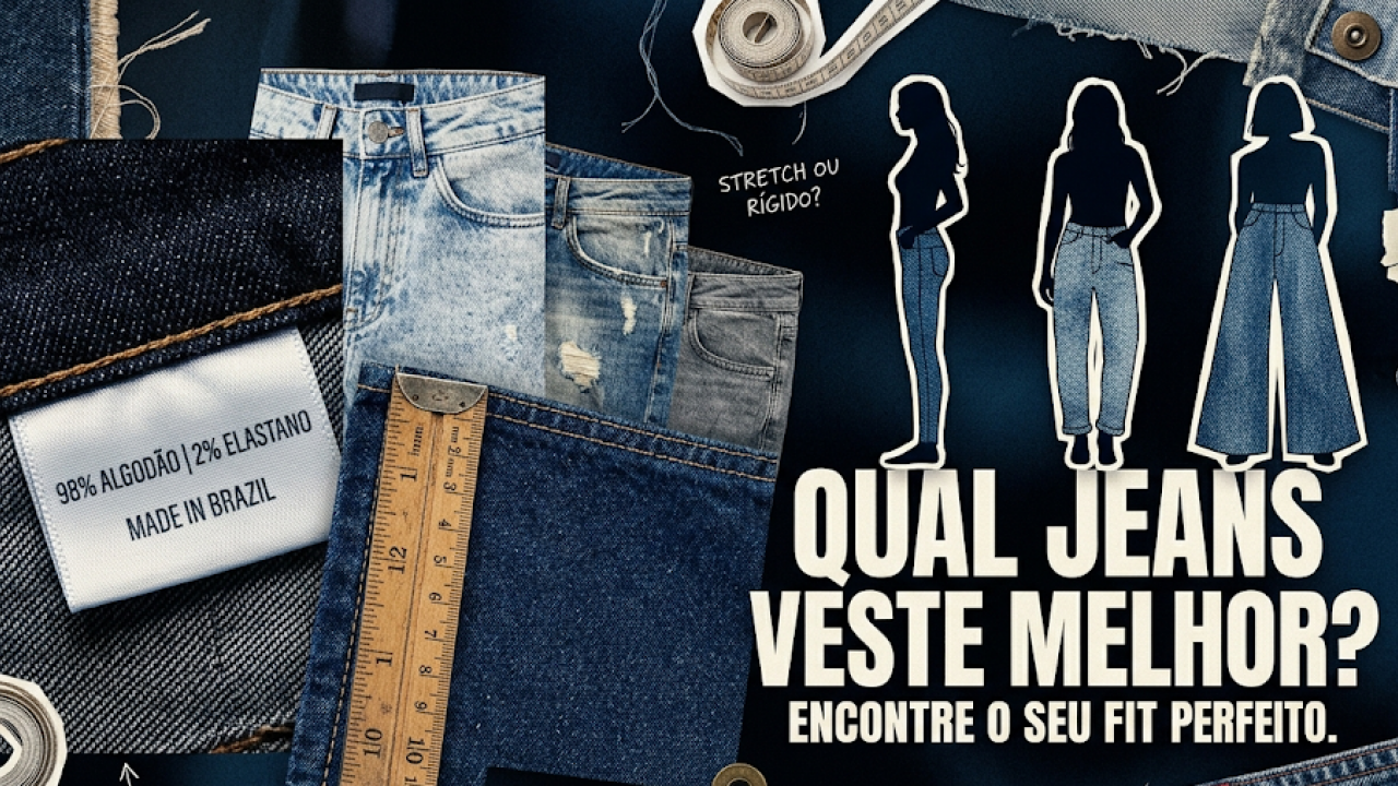 Como escolher jeans que veste bem: modelagens e sinais certos