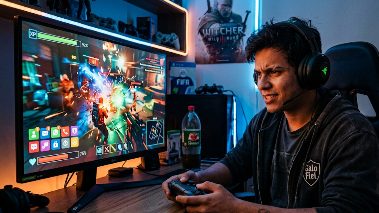 O que faz um jogo viciar: design, dopamina e o loop do hábito